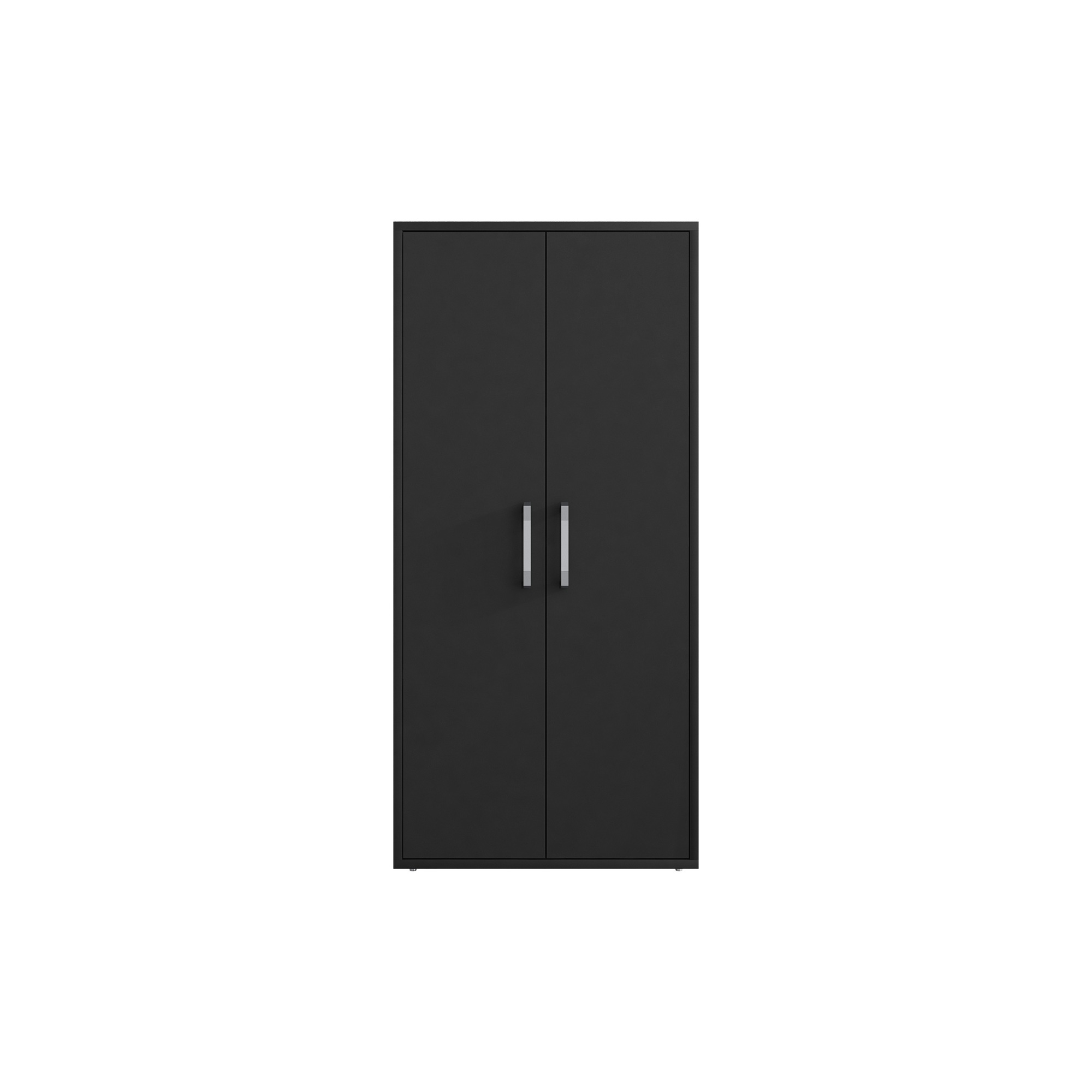 Manhattan Comfort, Eiffel 73.43 Garage Cabinet, Black Matte, Height 73.43 in, Width 35.43 in, Color Black, Model# 250BMC